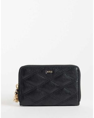 Mango Large Wallet - Black
