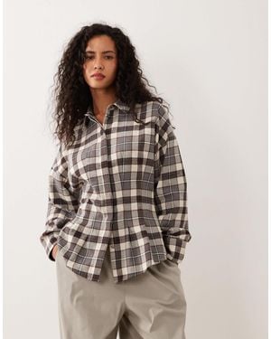 ASOS Hemd mit taillierung - Grau