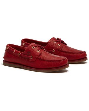 Timberland Classics 2 Eye Boat Shoe - Red