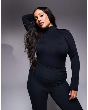 ASOS 4505 Ski & Snow 4505 curve – ski – nahtloser thermo-baselayer-body - Blau