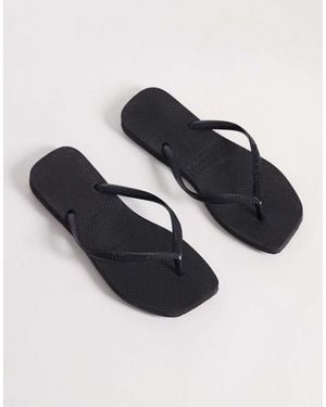 Havaianas Slim Square Toe Flip Flops - Blue