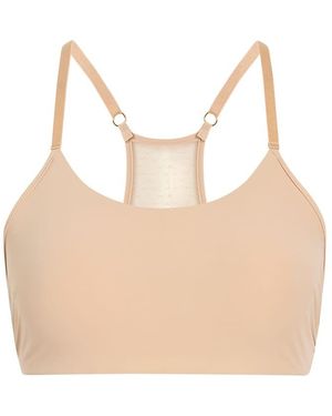 Commando Double Take Lace Racerback Bralette - Natural