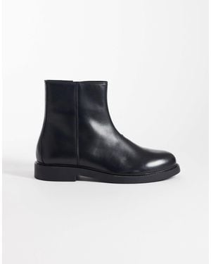 ASOS Zip Up Boots - Blue