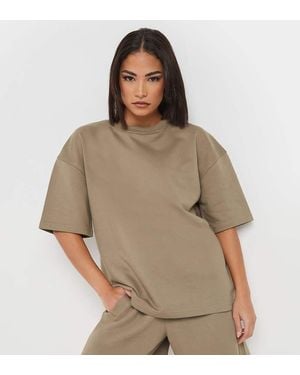 PixieGirl Petite Jersey T-Shirt & Shorts Set - Brown