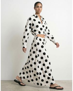 HYPEDROP Maxi Rok - Wit