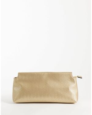 ASOS Oversized Clutch - Natural