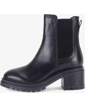 OFF THE HOOK – 'kington' becky – chelsea-stiefel aus em leder mit blockabsatz und hohem schaft - Blau