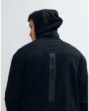 Fred Perry Sudadera Con Capucha Reflectante En - Azul
