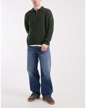 Tommy Hilfiger Jaimie Relaxed Straight Fit Jeans - Green