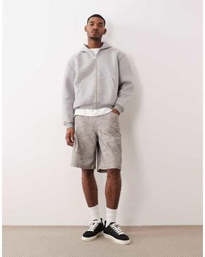 ASOS Longer Length Jort - Natural