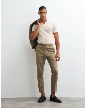 ASOS Tapered Suit Pants - Brown