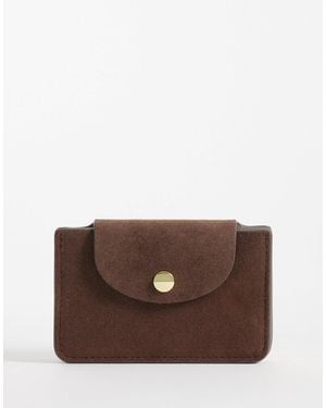 & Other Stories Card Holder With Flap - Brown