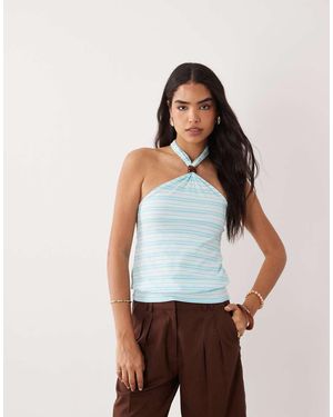 Cotton On Ada Beaded Halter - White