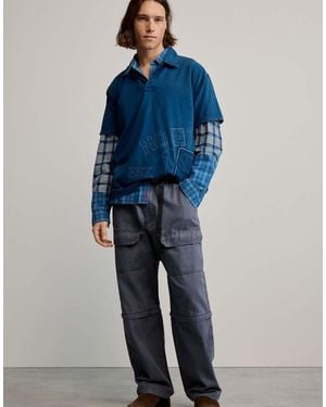 Desigual Polo T-Shirt Detail - Blue