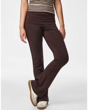 Pieces Leggings En 'Hot Fudge'-Marrón - Negro