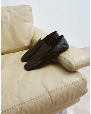 ARRANGE Mocasines De Cuero Negros - Marrón