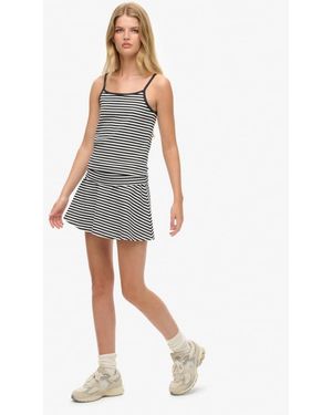 Superdry Athletic Essentials Fold Over Skirt - White