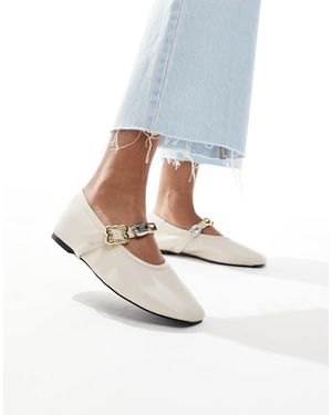 4th & Reckless – kunstleder-ballerinas - Weiß