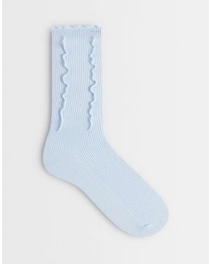 SUI AVA Ruffle Socks - Blue