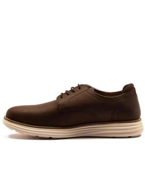 Thomas Crick 'Scott' Casual Lace-Up Leather Trainer Shoe - Brown