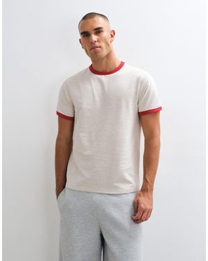 ASOS Ringer-t-shirt - Weiß