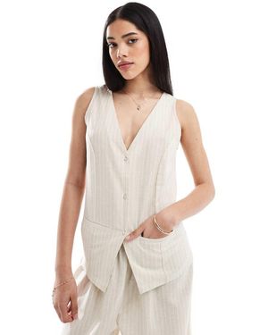 esmé studios Esmee Exclusive Waistcoat Co-Ord - White