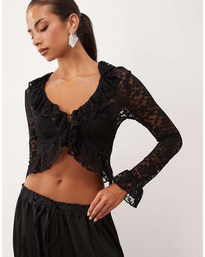 Lioness Top Coordinato - Nero