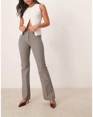 Abercrombie & Fitch High Rise Bootcut Trouser - Natural