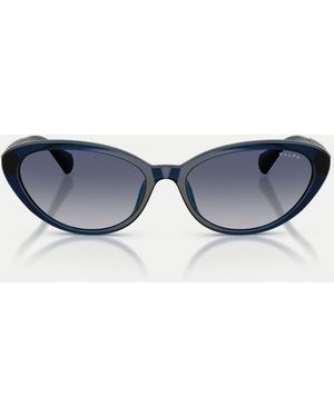 Ralph Schmetterlings-sonnenbrille mit en gläsern - Blau