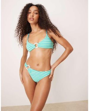 Dippin' Daisy's Dippin Daisys Bikini Bottom With Ring Detail - Blue