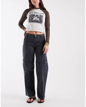 Levi's Superlow Loose Cargo Trousers - Blue