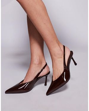 SIMMI Simmi London Layana Sling Back Court Shoe - Brown