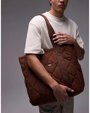 Dickies Thorsby Quilted Tote Bag - Brown