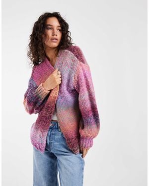 ASOS Gestrickte oversize-cardigan mit lockerer passform - Rot