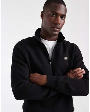 Dickies Oakport 1/4 Zip Sweatshirt - Black