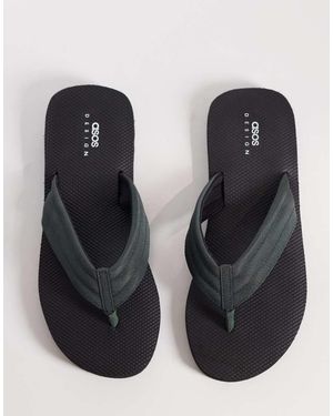 ASOS Teenslippers Met Grosgrain Bandje - Bruin