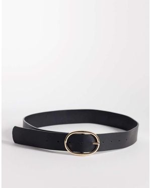 New Look Simple Buckle Belt - Black