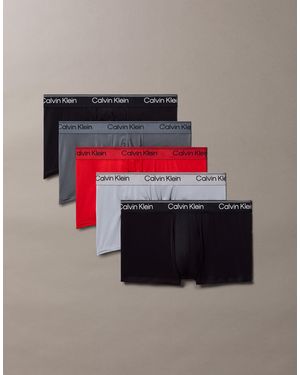 Calvin Klein 5 Pack Low Rise Trunks - Blue