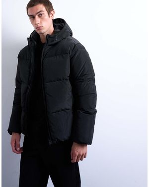 TOPMAN Piumino Testurizzato - Nero