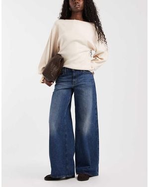 Levi's Vaqueros Denim Wide Middy En Lavado Medio-Azul