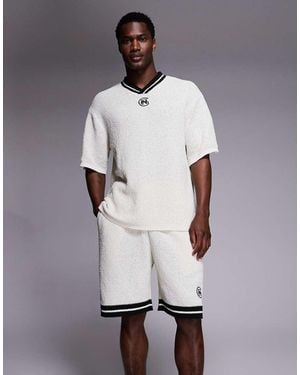 Good For Nothing Knitted Shorts - White