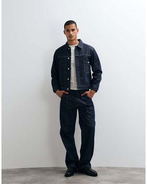 Calvin Klein Giacca Trucker Classica - Blu