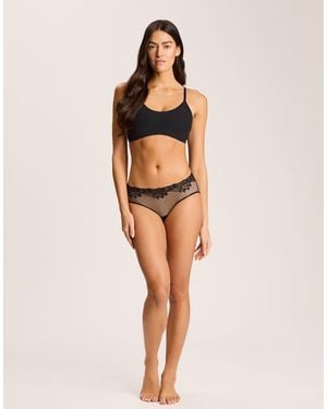 Commando Double Take Lace Racerback Bralette - Natural