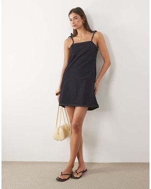 ASOS A-line Mini Dress - Blue
