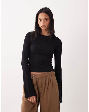 Weekday Long Sleeve Top - Black