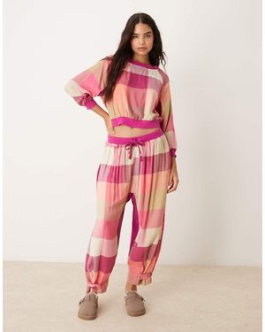 Free People Pantaloni Del Pigiama - Rosa