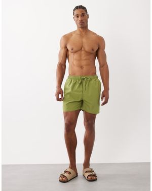 South Beach Pantaloncini Da Bagno Kaki - Verde