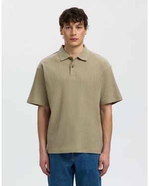 SELECTED – polohemd - Grün