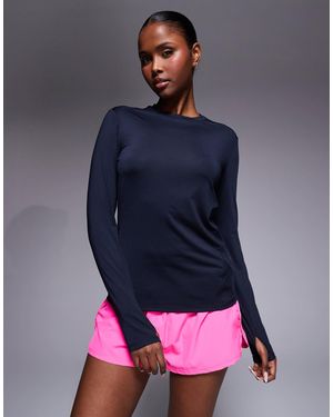 4505 Icon Active Quick Dry Long Sleeve Running Top - Blue