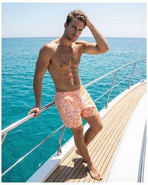 Apreslife Mosaic Swim Shorts - Natural